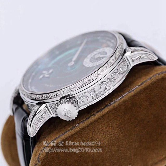 PATEK PHILIPPE手錶 百達翡麗麗宇宙星空系列腕表 釉制高檔搪瓷錶盤 百達翡麗高端男表  hds1078
